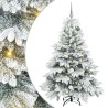 Sapin de Noël artificiel avec 150 LED Blanc 150 cm PE et PVC 541507541507