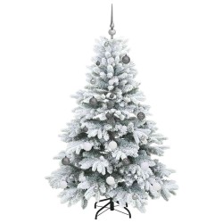 Sapin de Noël artificiel avec 150 LED Blanc 150 cm PE et PVC 541507541507