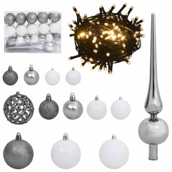 Sapin de Noël artificiel avec 150 LED Blanc 150 cm PE et PVC 541507541507