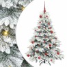 Sapin de Noël artificiel avec 150 LED Blanc 150 cm PE et PVC 541508541508