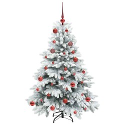 Sapin de Noël artificiel avec 150 LED Blanc 150 cm PE et PVC 541508541508