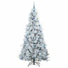 Sapin de Noël Artificiel à Branches Articulées Blanc 210 cm 541513541513