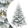 Sapin de Noël artificiel avec 150 LED Blanc 150 cm PE et PVC 541517541517