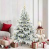 Sapin de Noël artificiel avec 150 LED Blanc 150 cm PE et PVC 541518541518