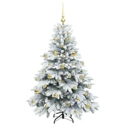 Sapin de Noël artificiel avec 150 LED Blanc 150 cm PE et PVC 541518541518