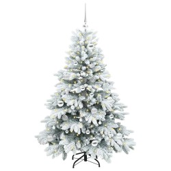 Sapin de Noël artificiel avec 150 LED Blanc 150 cm PE et PVC 541519541519