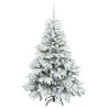 Sapin de Noël artificiel avec 150 LED Blanc 150 cm PE et PVC 541519541519