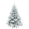 Sapin de Noël artificiel avec 150 LED Blanc 150 cm PE et PVC 541519541519
