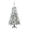 Sapin de Noël Artificiel à Branches Articulées Blanc 150 cm 541524541524