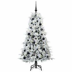 Sapin de Noël Artificiel à Branches Articulées Blanc 150 cm 541525541525