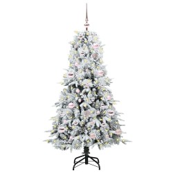 Sapin de Noël Artificiel à Branches Articulées Blanc 150 cm 541526541526