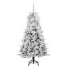 Sapin de Noël Artificiel à Branches Articulées Blanc 150 cm 541526541526