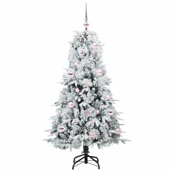 Sapin de Noël Artificiel à Branches Articulées Blanc 150 cm 541526541526