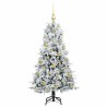 Sapin de Noël Artificiel à Branches Articulées Blanc 120 cm 541527541527