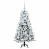 Sapin de Noël Artificiel à Branches Articulées Blanc 120 cm 541528541528