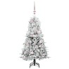 Sapin de Noël Artificiel à Branches Articulées Blanc 120 cm 541529541529