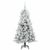 Sapin de Noël Artificiel à Branches Articulées Blanc 150 cm 541533541533