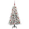 Sapin de Noël Artificiel à Branches Articulées Blanc 150 cm 541535541535
