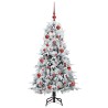 Sapin de Noël Artificiel à Branches Articulées Blanc 150 cm 541535541535
