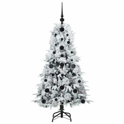 Sapin de Noël Artificiel à Branches Articulées Blanc 120 cm 541537541537