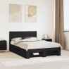 Cadre de lit Noir 140 x 200 cm Bois d'ingénierie 541541541541