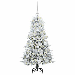 Sapin de Noël Artificiel à Branches Articulées Blanc 120 cm 541548541548