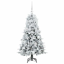 Sapin de Noël Artificiel à Branches Articulées Blanc 120 cm 541548541548