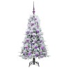 Sapin de Noël Artificiel à Branches Articulées Blanc 120 cm 541549541549