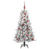 Sapin de Noël Artificiel à Branches Articulées Blanc 120 cm 541550541550