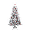 Sapin de Noël Artificiel à Branches Articulées Blanc 120 cm 541550541550