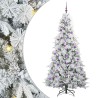 Sapin de Noël Artificiel à Branches Articulées Blanc 210 cm 541553541553
