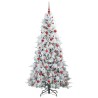 Sapin de Noël Artificiel à Branches Articulées Blanc 180 cm 541556541556