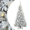 Sapin de Noël Artificiel à Branches Articulées Blanc 180 cm 541557541557