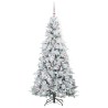 Sapin de Noël Artificiel à Branches Articulées Blanc 180 cm 541557541557