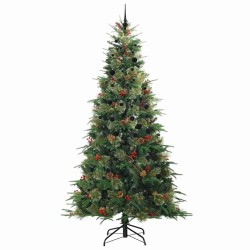 Sapin de Noël Artificiel à Branches Articulées Vert 240 cm 541558541558