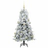Sapin de Noël Artificiel à Branches Articulées Blanc 150 cm 541559541559