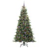 Sapin de Noël Artificiel à Branches Articulées Vert 210 cm 541560541560