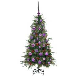 Sapin de Noël Artificiel à Branches Articulées Vert 120 cm 541563541563