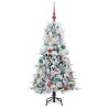 Sapin de Noël Artificiel à Branches Articulées Blanc 150 cm 541565541565