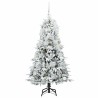 Sapin de Noël Artificiel à Branches Articulées Blanc 150 cm 541568541568