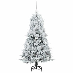 Sapin de Noël Artificiel à Branches Articulées Blanc 150 cm 541568541568
