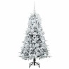 Sapin de Noël Artificiel à Branches Articulées Blanc 150 cm 541568541568