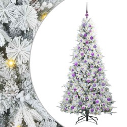 Sapin de Noël Artificiel à Branches Articulées Blanc 180 cm 541569541569