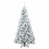 Sapin de Noël Artificiel à Branches Articulées Blanc 180 cm 541572541572
