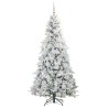 Sapin de Noël Artificiel à Branches Articulées Blanc 210 cm 541574541574