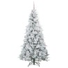 Sapin de Noël Artificiel à Branches Articulées Blanc 210 cm 541574541574