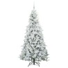 Sapin de Noël Artificiel à Branches Articulées Blanc 180 cm 541578541578