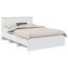 Cadre de lit Blanc 140 x 200 cm Bois d'ingénierie 541584541584