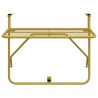 Table de balcon Doré 60x40 cm Acier 541597541597