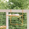 Table de balcon Jaune 60x40 cm Acier 541602541602